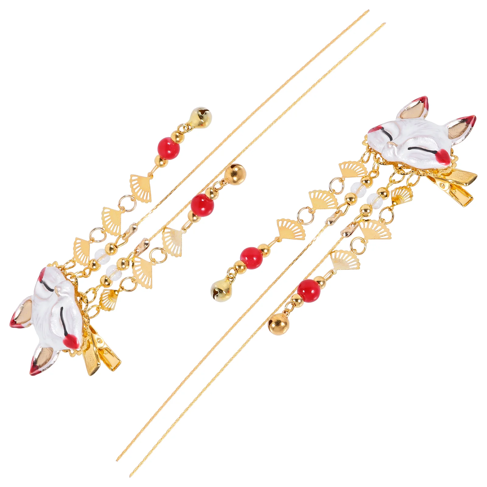 

2pcs Kimono Hanfu Accessories Hair Clips with Tassel Qipao Hair Clip Kimono Headwear Tsumami Hair Pin Japanese Hair Ornament
