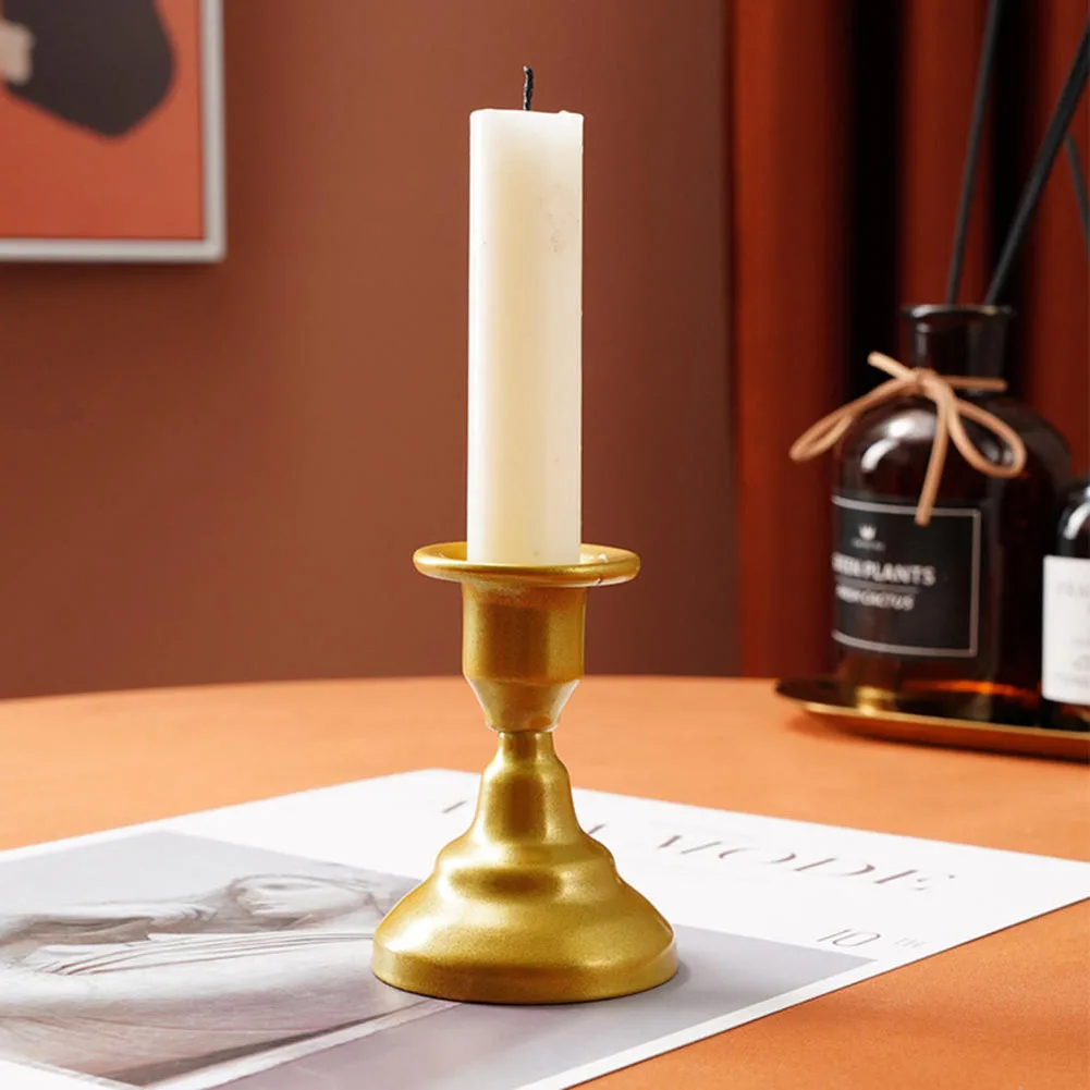 Elegant Dual-use Candlestick Multipurpose Candle Stand Ornament For Hotel