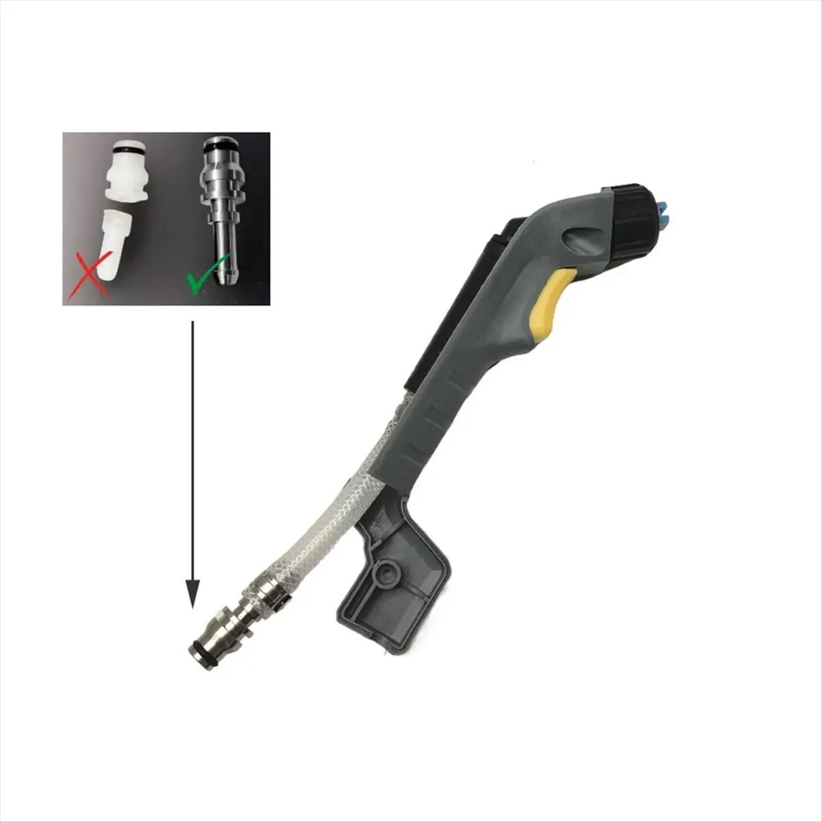 Фото (A03R) Быстросъемный соединительный комплект для женских шлангов Karcher Puzzi 8/1, 10/1, 30/4, 100, 200, запчасть 4.446-023.0 №3
