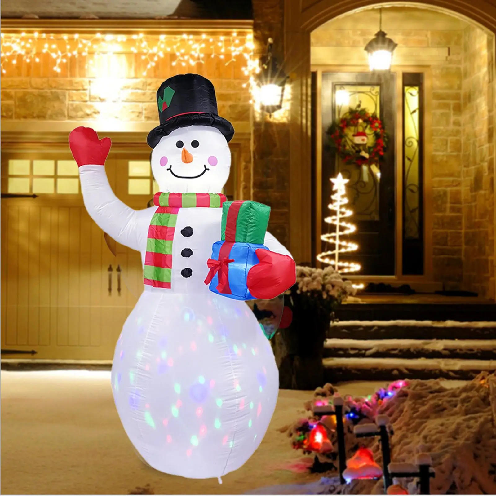 

Christmas Inflatable Decorations Snowman for Holiday Party Supply Indoor