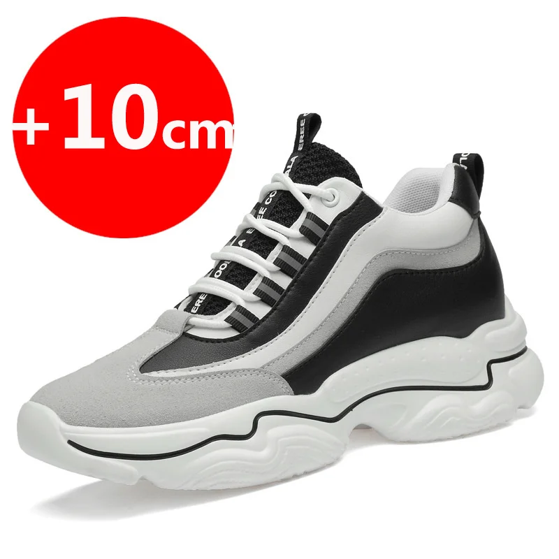 

Men Elevator Shoes Heightening Shoes Height Increased 10cm Shoes Insoles 8CM Man Sport Height Increasing Shoes Men