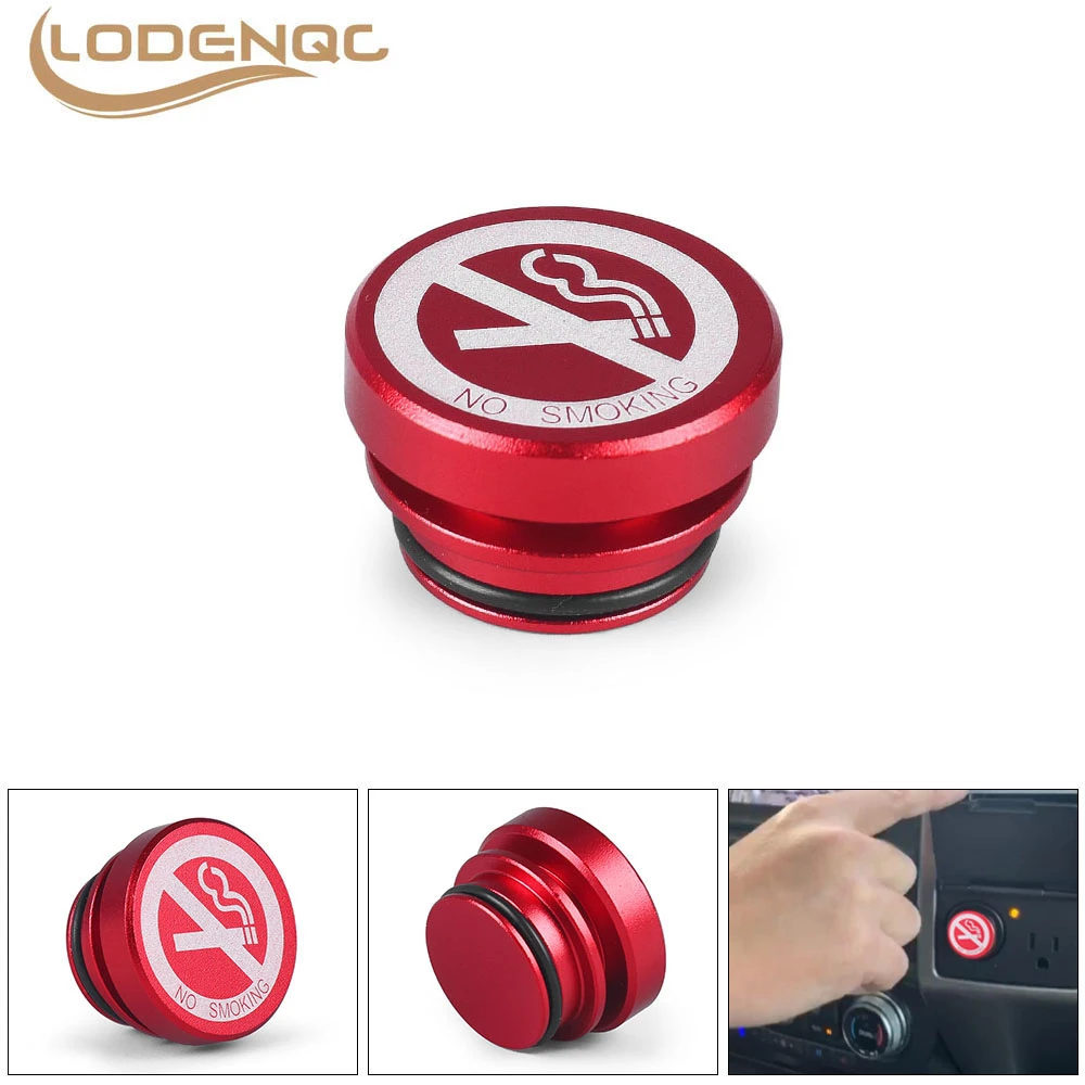 

Universal 12V Car Cigarette Lighter Button Cover Accessories No Smoking Fire Missile Eject Button Car Cigarette Lighter Plug