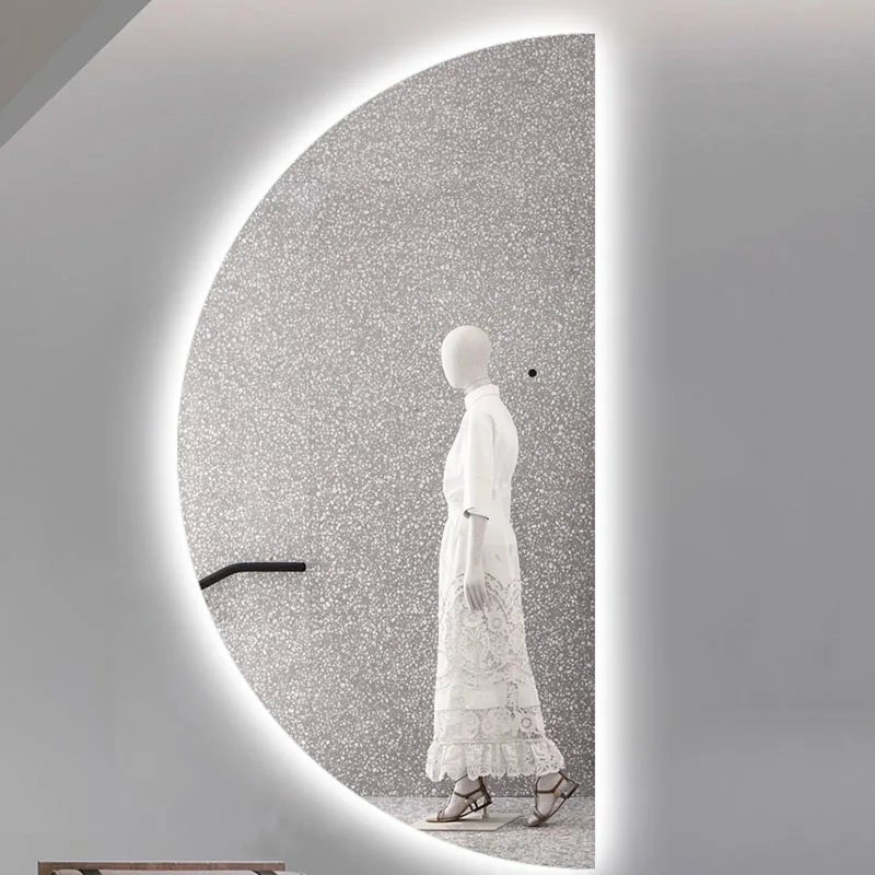 

Full Body Wall Mirror Art Living Room Light Vanity Mirrors Bedroom Modern Design Dressing Espelho Decorativo Home Decorations