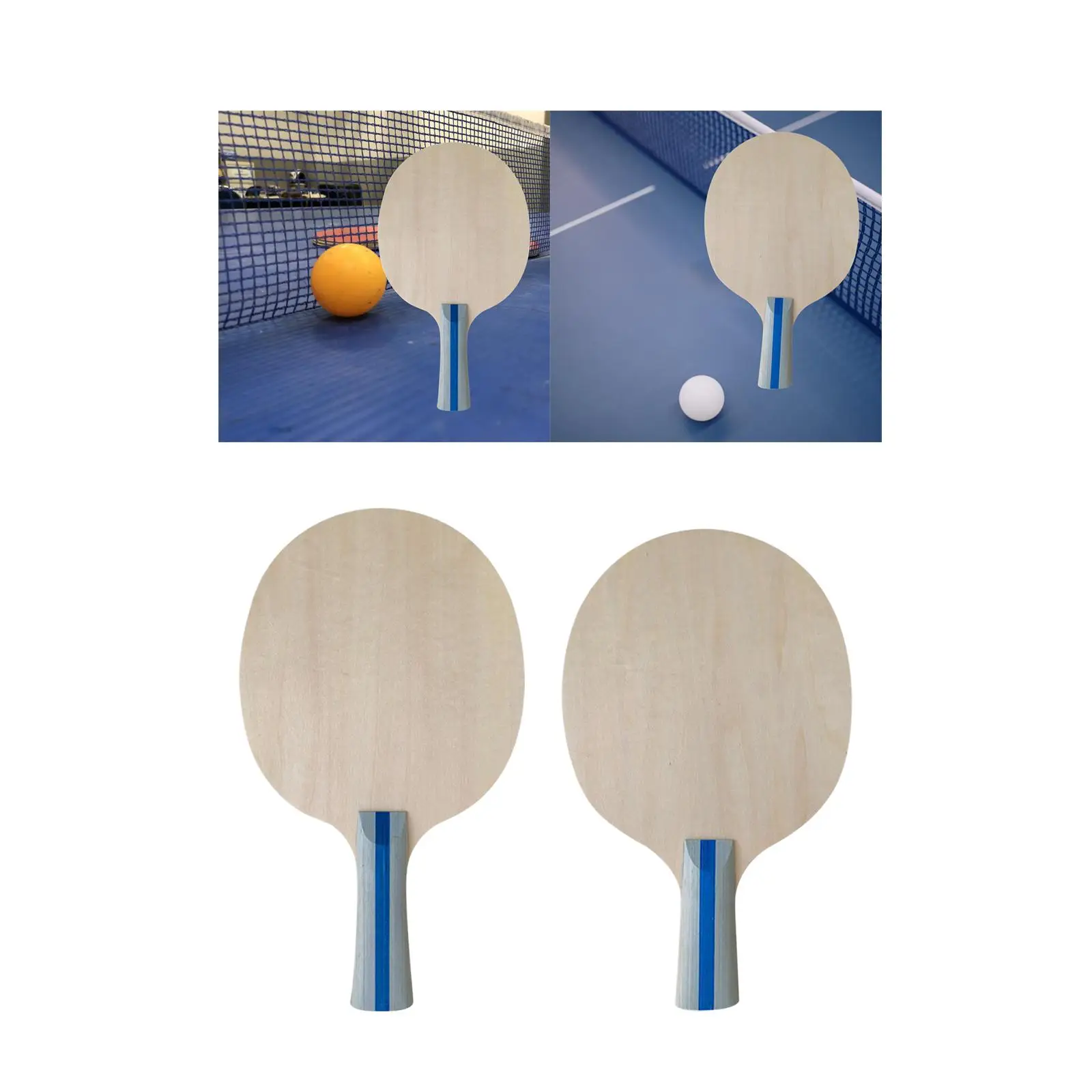 

Деревянное лезвие для настольного тенниса, 5-слойная ракетка для настольного тенниса, весло для пинг-понга, весло «сделай сам» для тренировок на соревнованиях