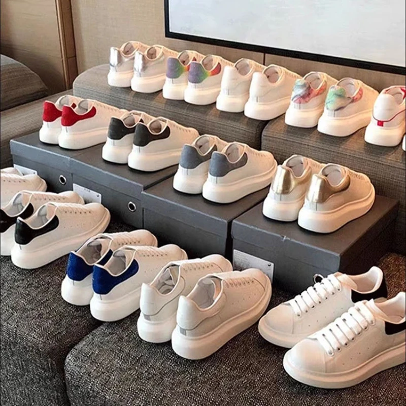 

White Shoes 2023 New Autumn Men's Fashion Shoes Versatile Casual Thick Soles Lovers Board Shoes White Shoes