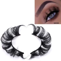2pairs lashes d curl 13mm russian volumes mink lashes 3d mink eyelashes lashes reusable fluffy false lashes russian extensions