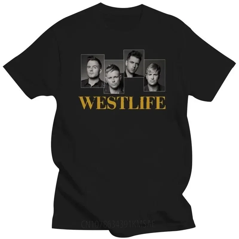 Классическая футболка Westlife pop с надписью Voice group - The Twenty Tour Boyzone