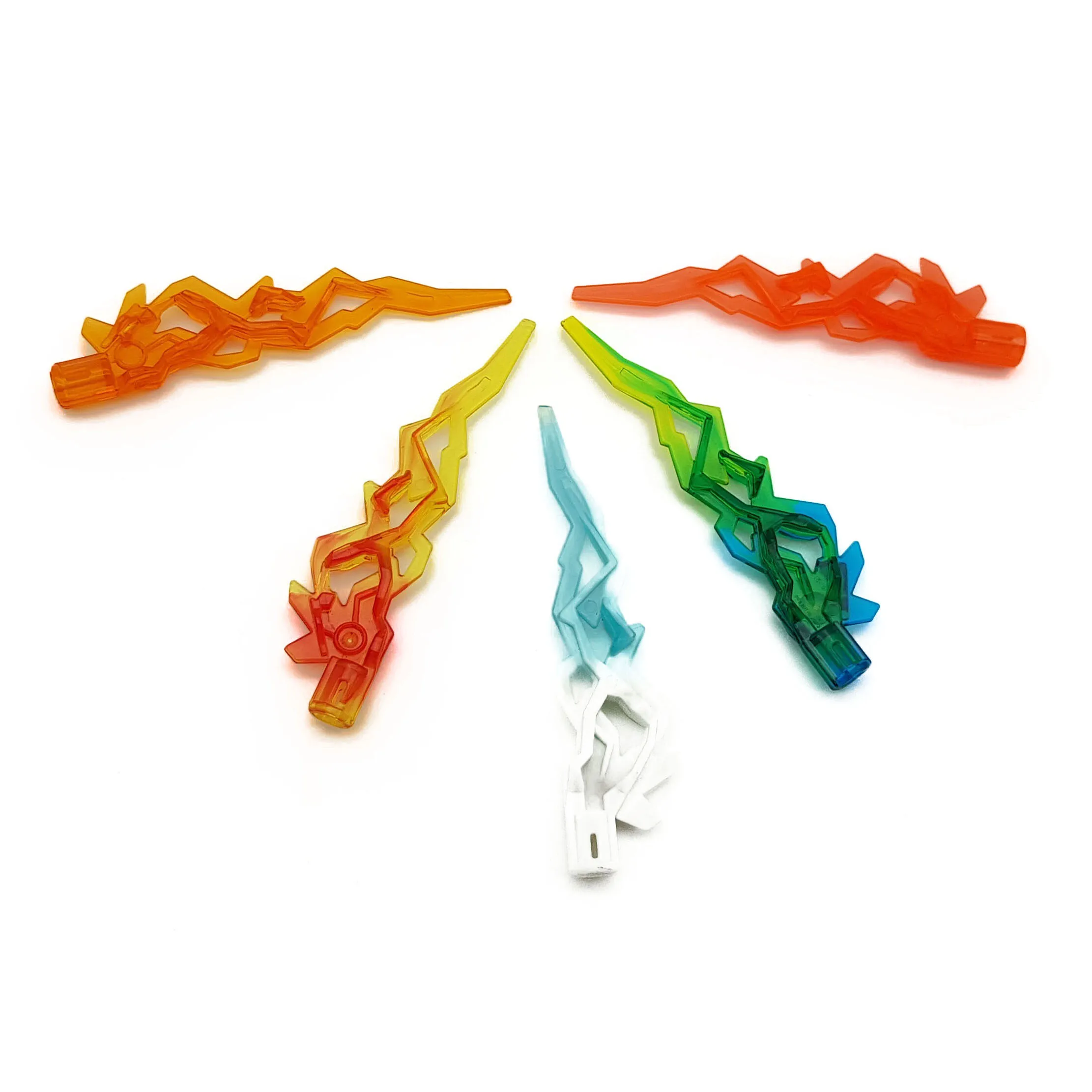 

100 шт./лот Kennie DIY MOC строительные блоки, совместимые с принтером, часть № FLAME 3X10X1 с поперечным отверстием