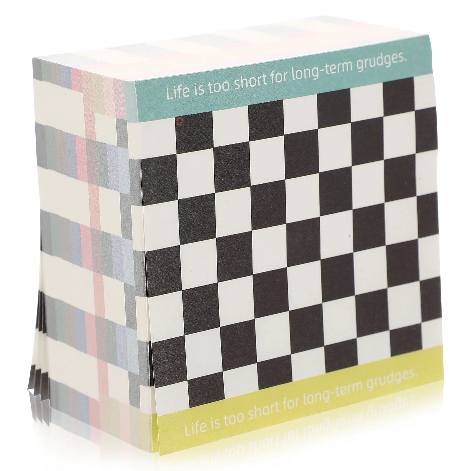 

Notepad Notebook Pad Checkered Message Note Memo Paper Office Small Pocket Mini Notes Notepads Journal Stationery Portable