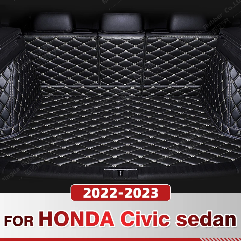 Автомобильный коврик для багажника с полным покрытием HONDA Civic 5-Seat Sedan 2022 2023