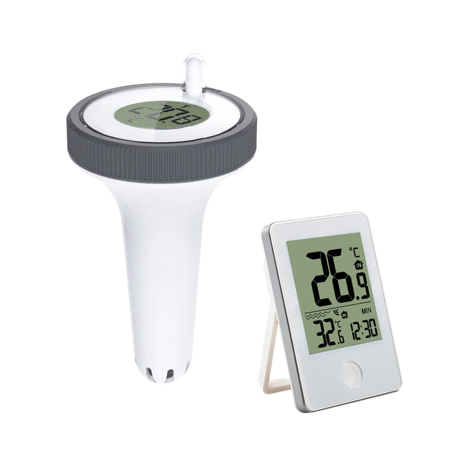 

Swimming Pool Floating Thermometer Shatter Resistant Pond Thermometer for Swimming Pools Accessories