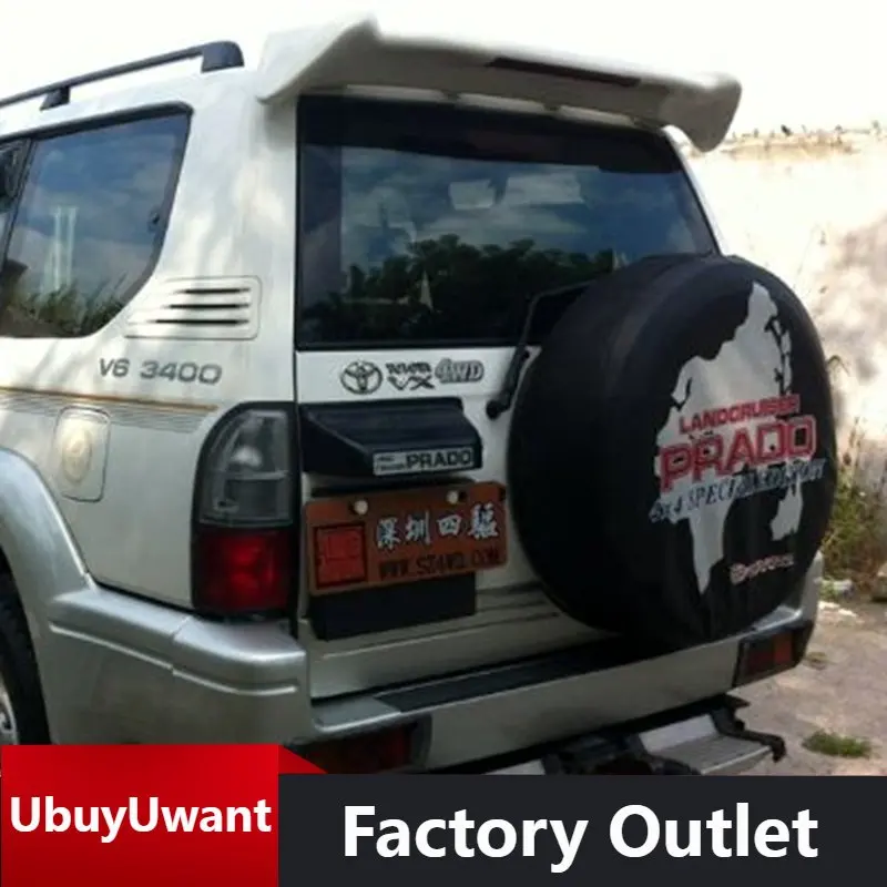 

Спойлер для Toyota Prado FJ 2004-2012 Toyota Prado FJ90, высококачественный задний спойлер из АБС-пластика для автомобильного заднего крыла
