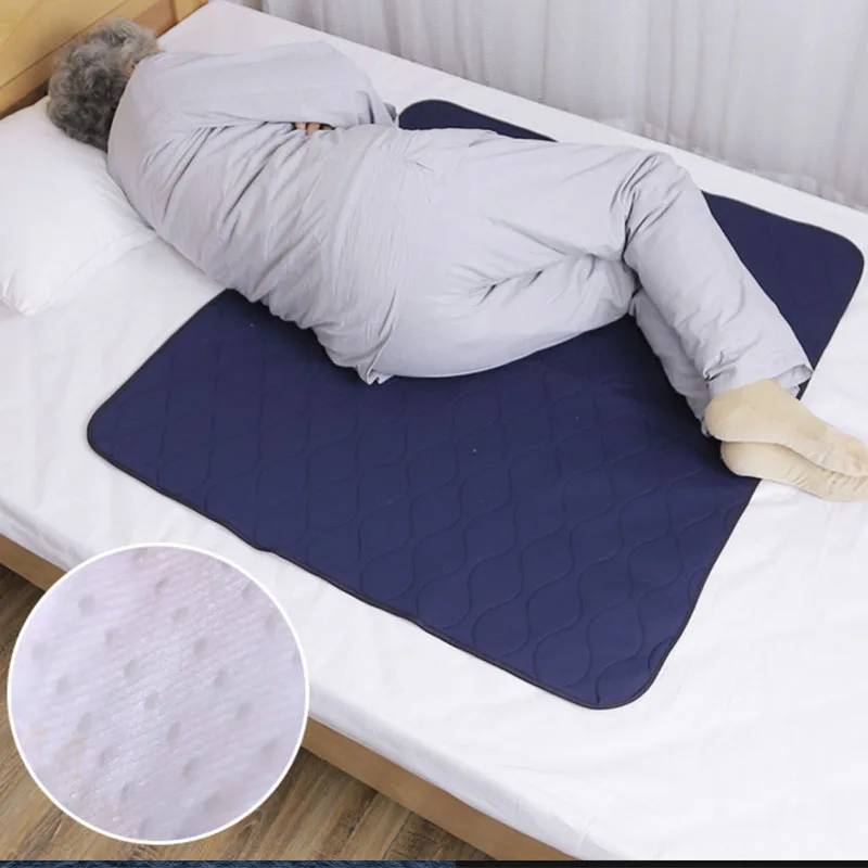Водонепроницаемый моющийся коврик для кровати недержания мочи многоразовый