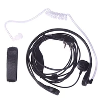 throat mic earpiece headset finger for baofeng uv5r 888s radio walkie talkie