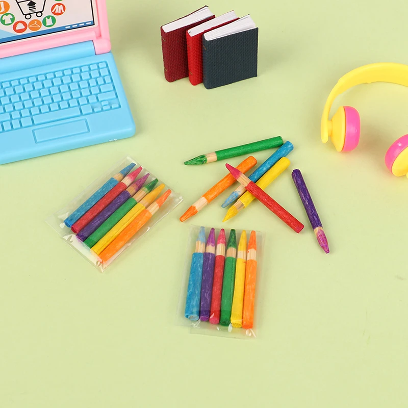 Crayon Model Living Scene Decor Toy Doll House Accessories