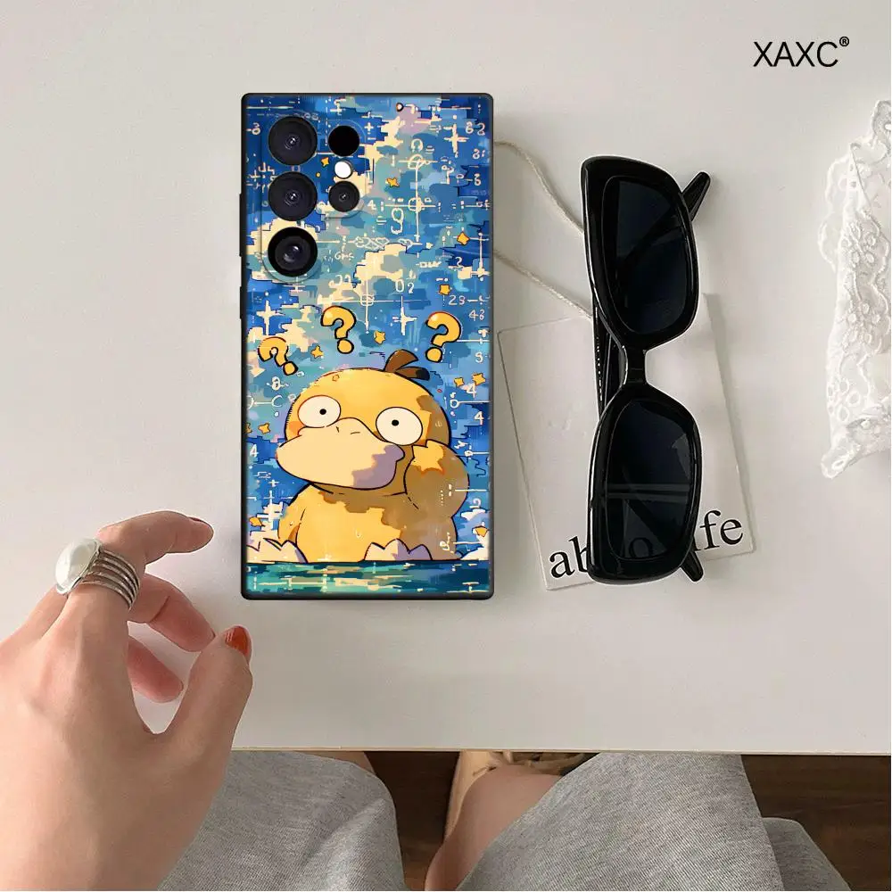 Фото Милый чехол P-Psyducks для мужчин для Samsung Galaxy S26 Ultra S25 FE S24 S23 S22 Plus S25 Edge S21, мягкий чехол из ТПУ. №3