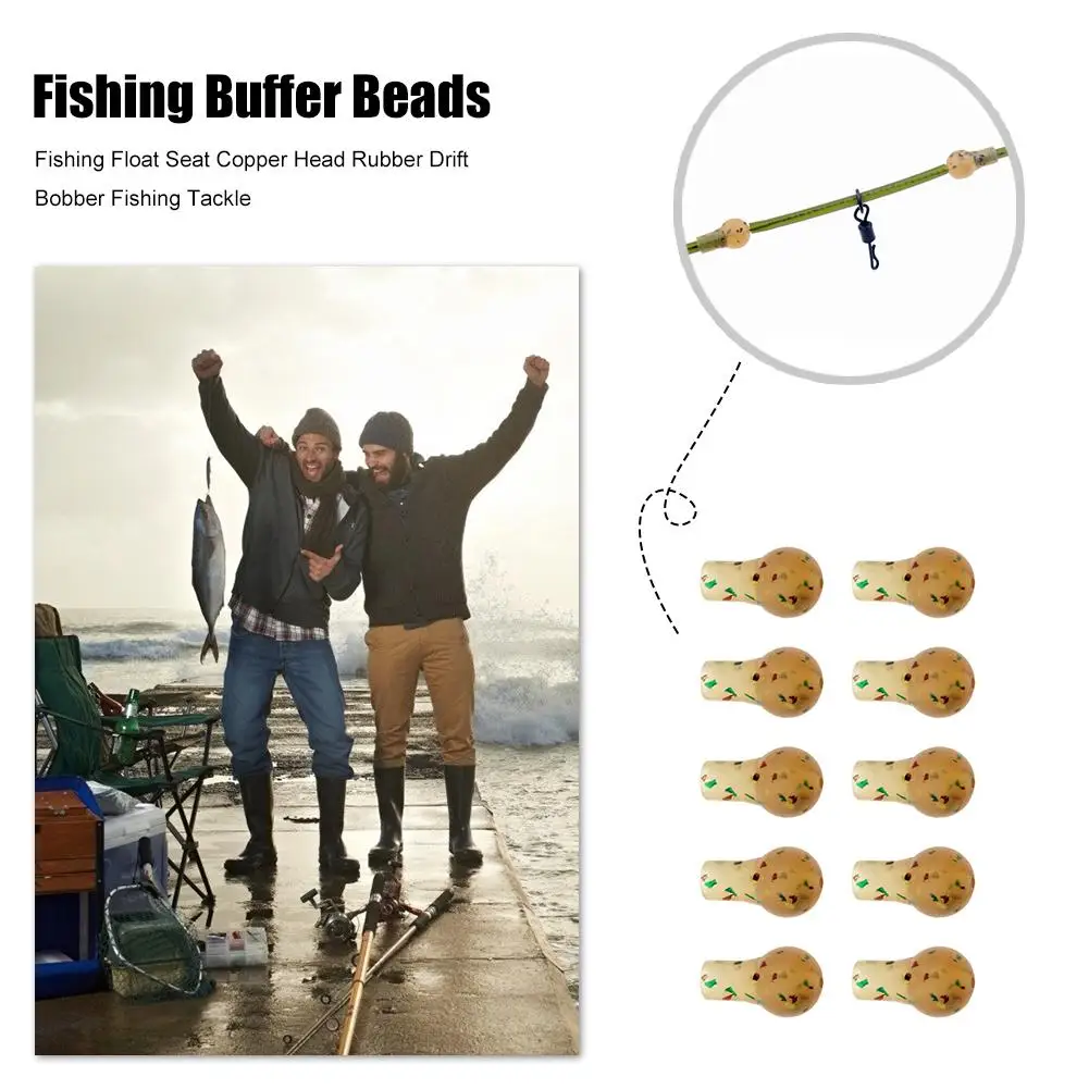 

Прочные буферы для рыбалки нежный дизайн 10 шт./лот буферы с круглой головкой терминальные бусины для ловли карпа рыболовные снасти аксессуа...
