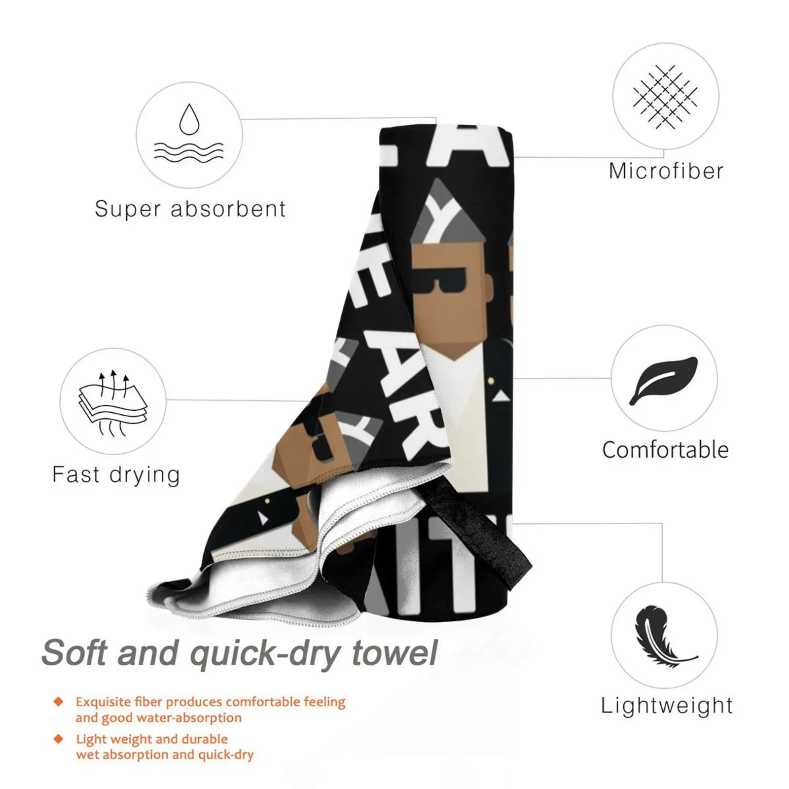 Танцевальный гроб Pallbearers Meme-мы ждем банное полотенце пляжная Подушка мем