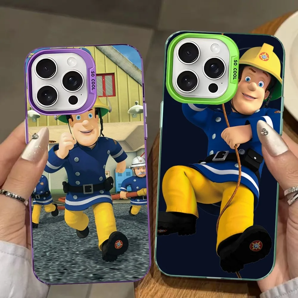 Фото F-Fireman Sam Phone Case For IPhone 16 15 14 13 12 11 Pro Max X XR XSMAX 8 7 Plus Matte Shockproof Back Cover №3