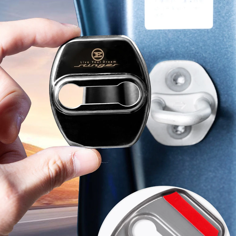 

4 шт. защитный чехол с логотипом E Stinger для KIA Stinger E GT Line Sportage Soul Ceed Cerato Stinger KIA, наклейка