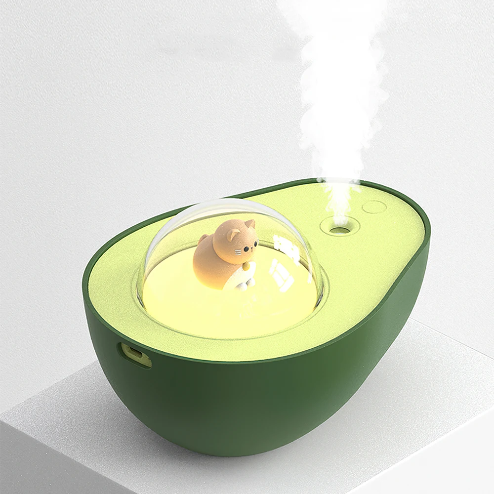 

Mini Ultrasonic Air Humidifier Car Purifier USB Atomizer Cold Mist Maker With Romantic Light Essential Oil Diffuser for Home