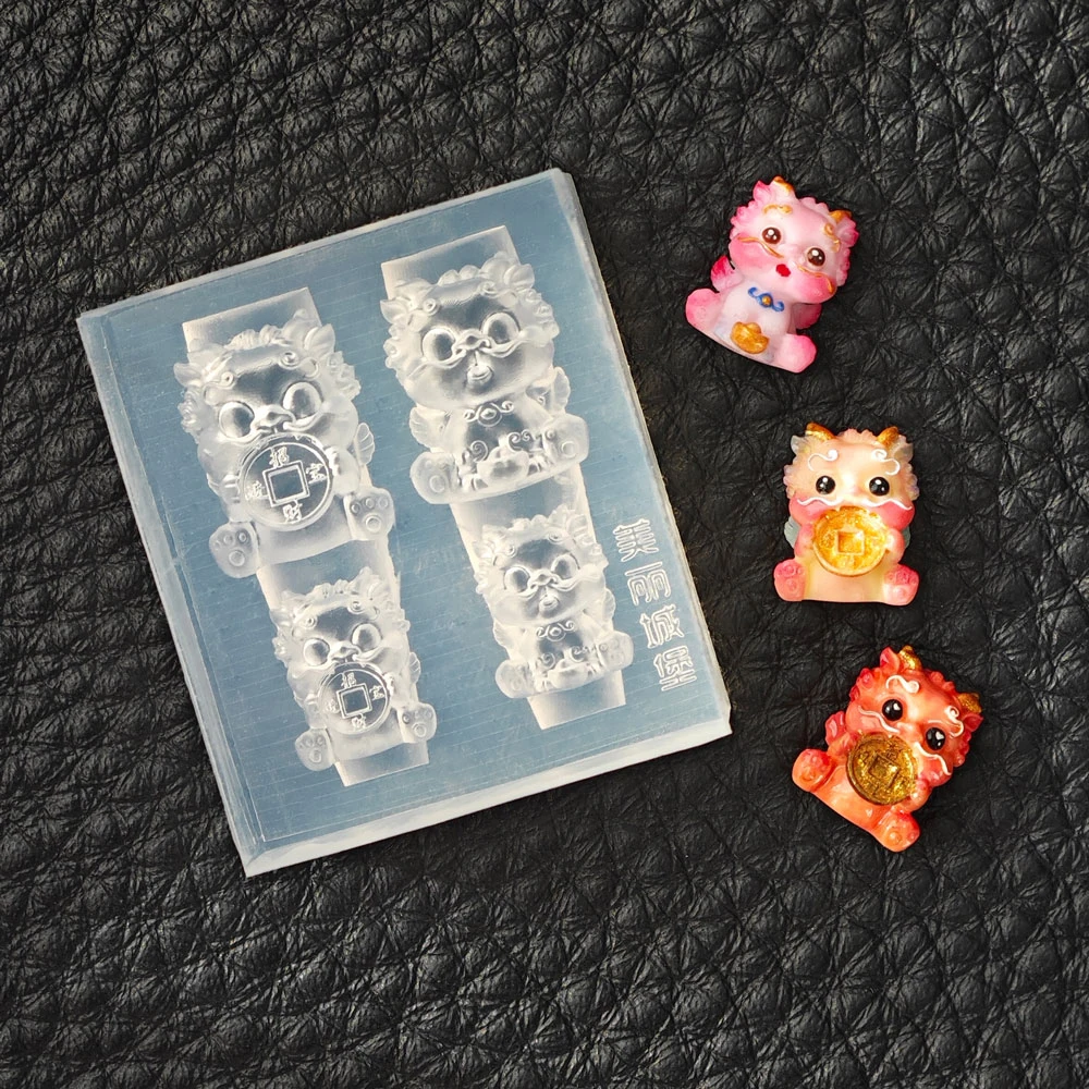 1 шт. Sanrio Mymelody Kuromi 3D кролик медведь зунок акриловая Форма Дизайн ногтей украшения