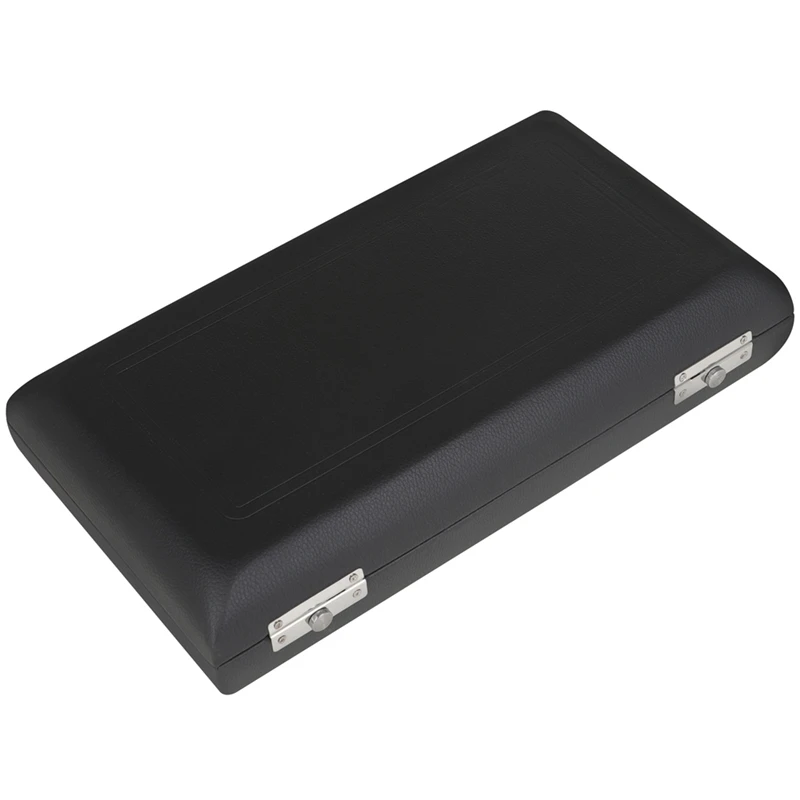 

Черный ящик для хранения тростников, Защитная искусственная кожа, фотоаксессуары для гобоя 33X18X7,6 см