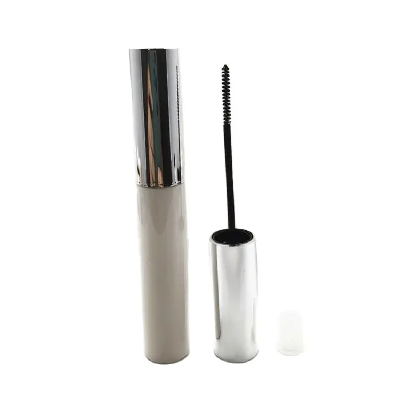25/50 шт. Cosemtics 10 мл тонкая кисть бутылка для крема ресниц серебряная крышка пустой