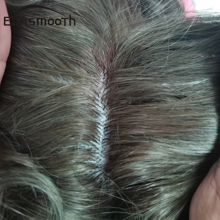 Мужской протез мужской парик с узлом для инъекций натуральный мужские волосы