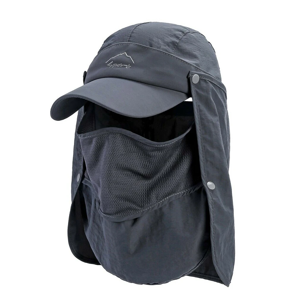 

Quick-dry Sun Protection UV Fisherman Hat Foldable Windproof Sun Visor Hat for Fishing Camping Hiking