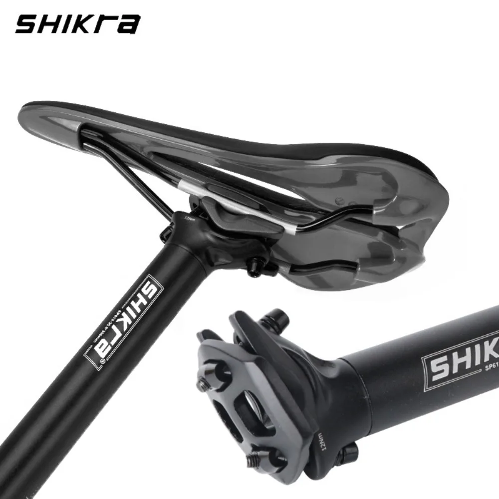 Фото Shikra 27.2 Bicycle Seat Post 30.8 31.6 MTB Road bike Seatpost Ultralight 27.2 aluminum bike seat post 350mm mtb seat tube №2