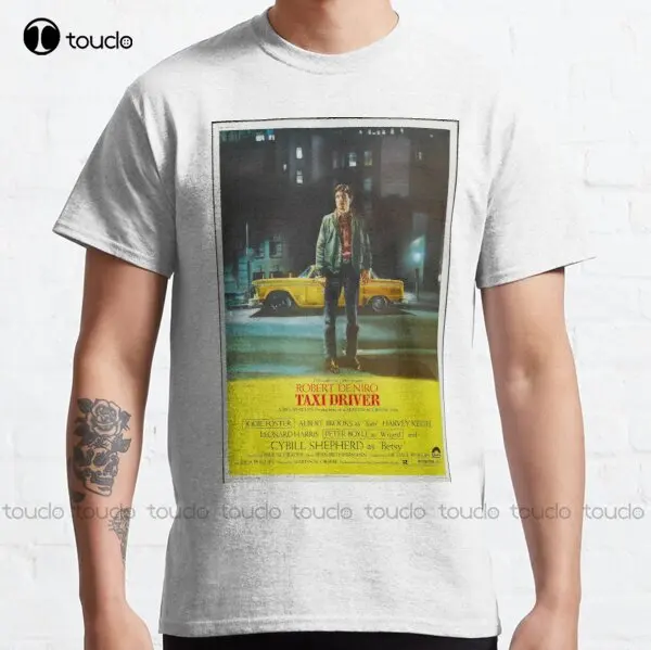 

Taxi Driver Movie Poster Shirt Classic T-Shirt Custom Aldult Teen Unisex Digital Printing Tee Shirt Fashion Funny New Xs-5Xl