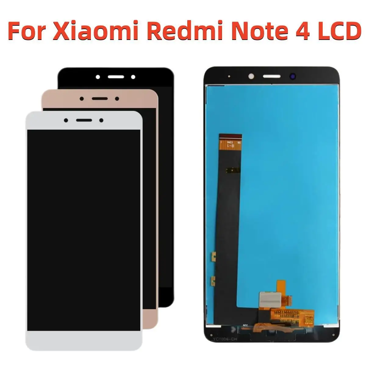 

5.5'' Original Display For Xiaomi Redmi Note 4 LCD Display Touch Screen Digitizer For Redmi Note 4 2016100 LCD