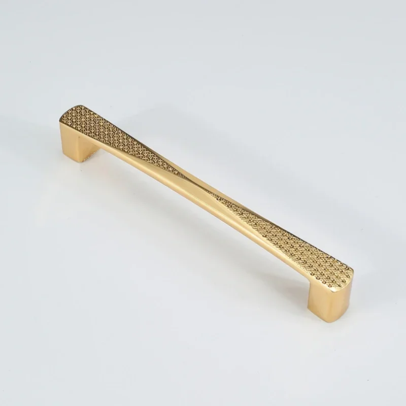 Европейская искусственная роскошная ручка для шкафа из розового золота