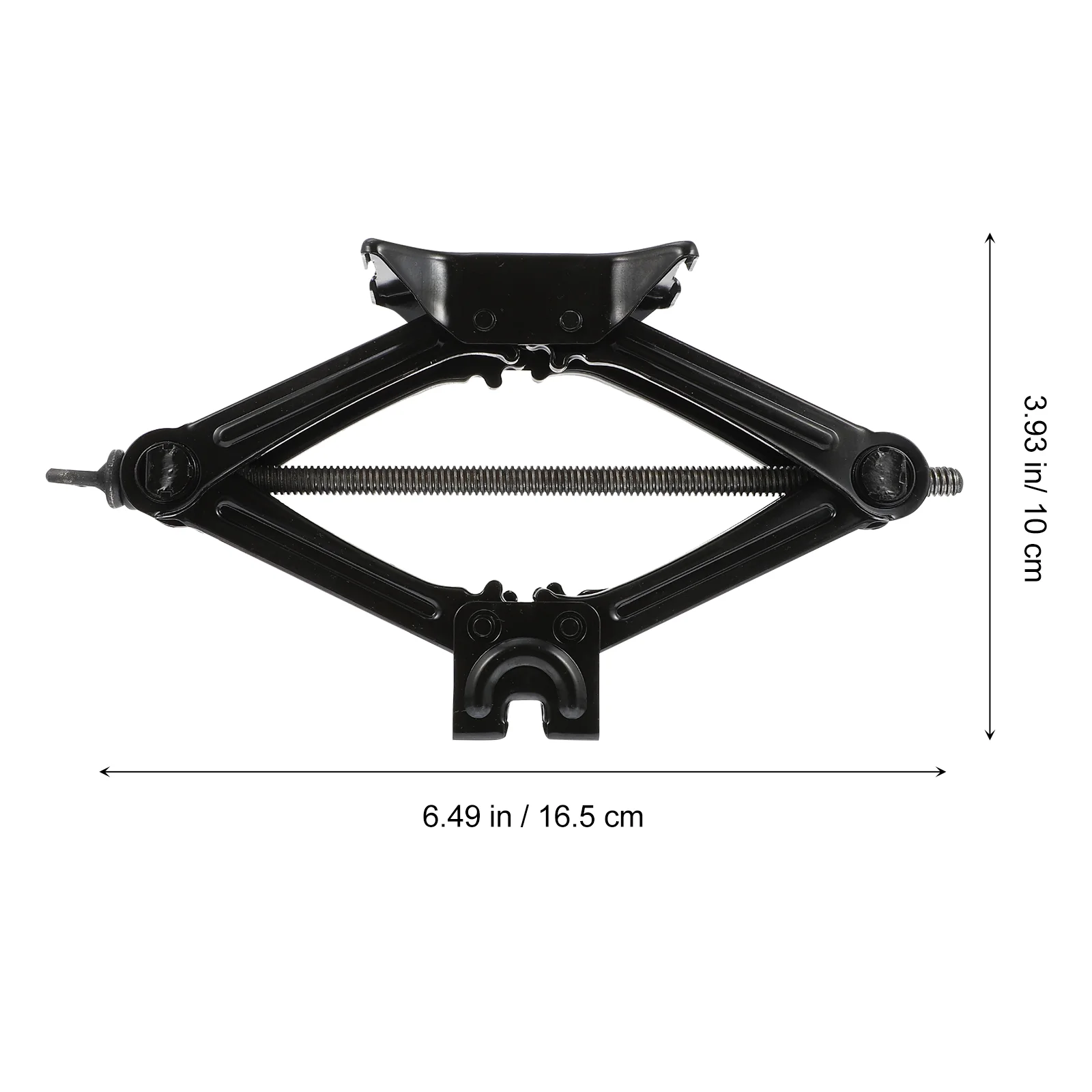 

1 Set 15 Ton Black Car Scissor Jack with Hand Crank Vehicle Maintenance Tool