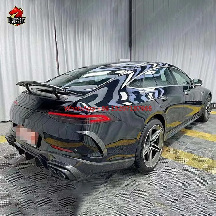 GT50 обновление B стиль сухое углеродное волокно задний диффузор для Mercedes Benz