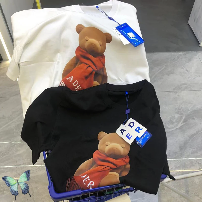 

2022 Ready Stock ADER ERROR Cartoon Bear Print Men Women T-shirt