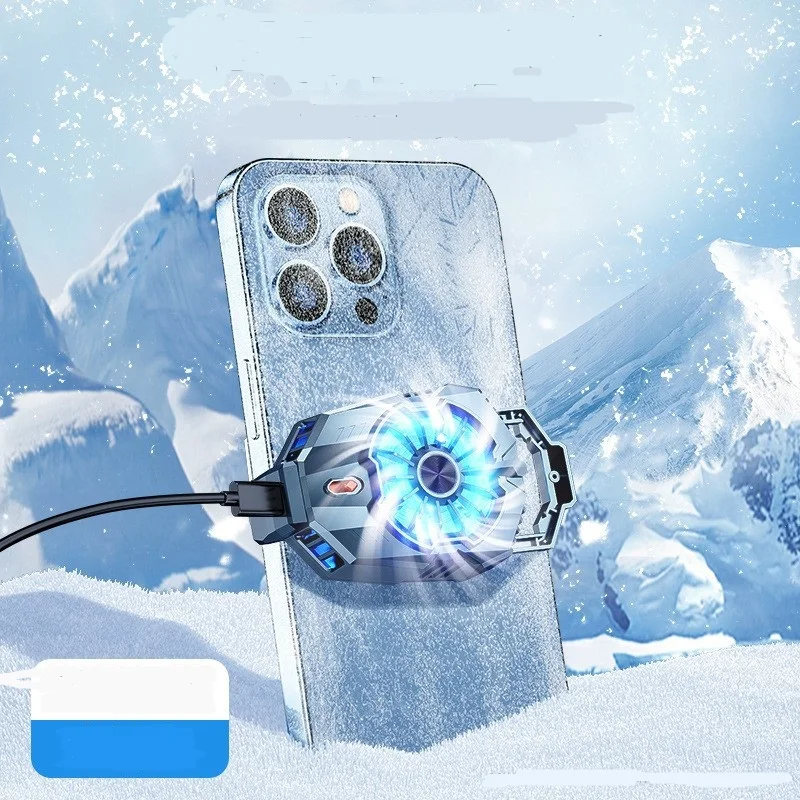 

High Power Semiconductor Mobile Phone Cooler for Cell Phone Support 40W Fast Charge Cooling Clip Game Cooling Live