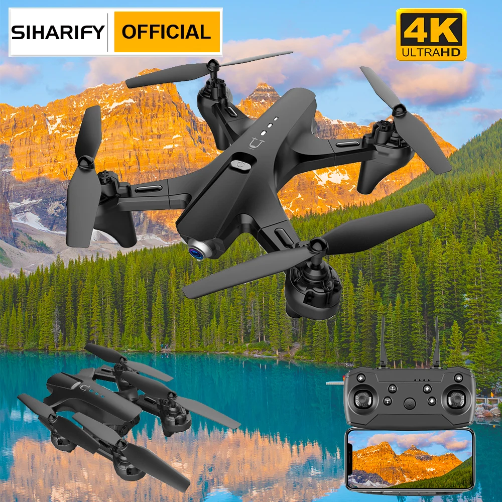 

2023 NEW SIHARIFY RC Drone 6K/4K Professional Dual HD Camera FPV Aerial Photography Brushless Motor Foldable rc Quadcopter Toys