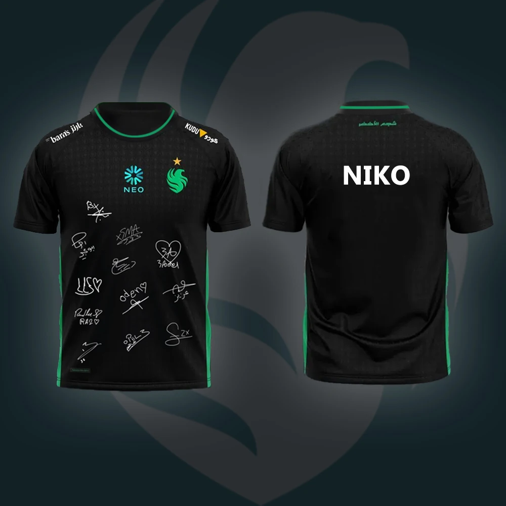 Новинка 2023 года Counter-Strike 2 Team Falcons киберспортивная форма Джерси дышащие спортивные