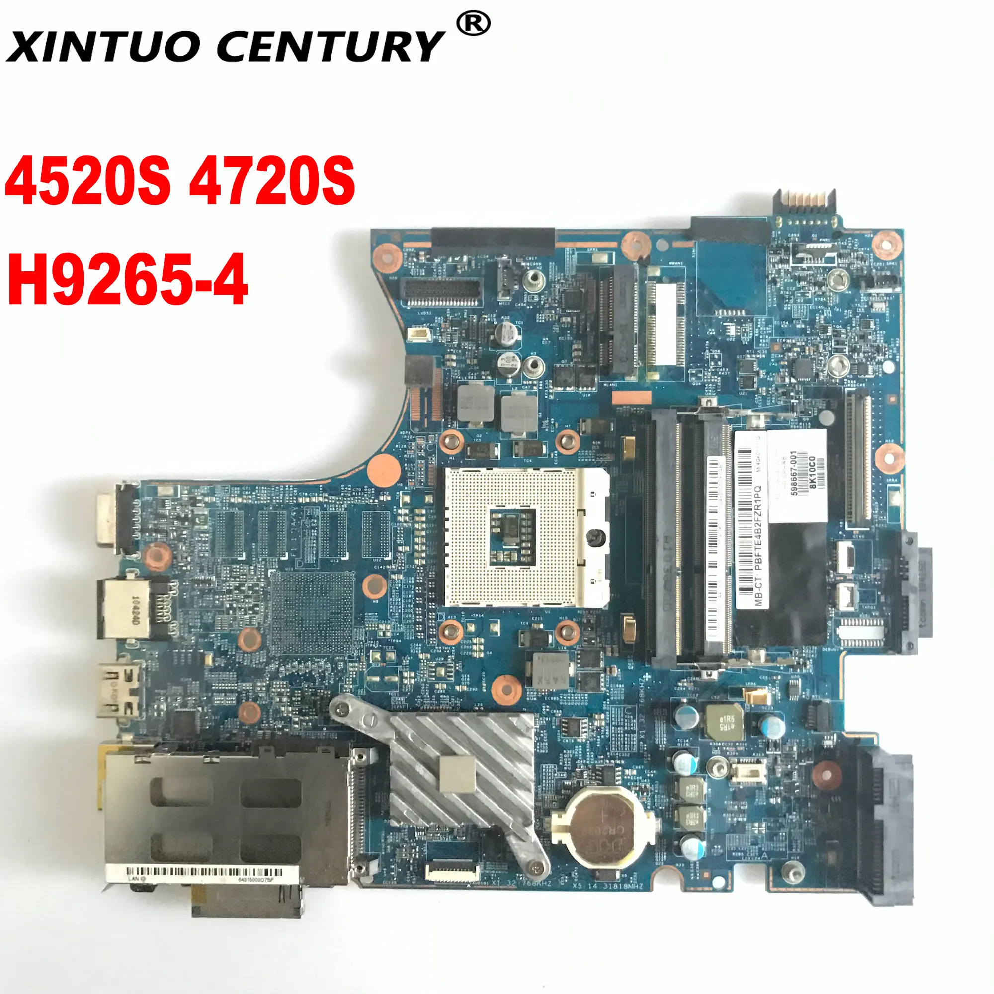 

H9265-4 for HP ProBook 4520S 4720S laptop motherboard 598667-001 598669-001 606826-001 48.4GK06.011 DDR3 100% test