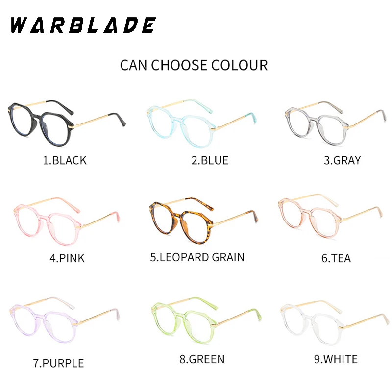 Polygon Anti-Blue Light Glasses Women Men Oversized Optical Frame Eye Protection Ultra Eyeglasses Office Computer Goggles