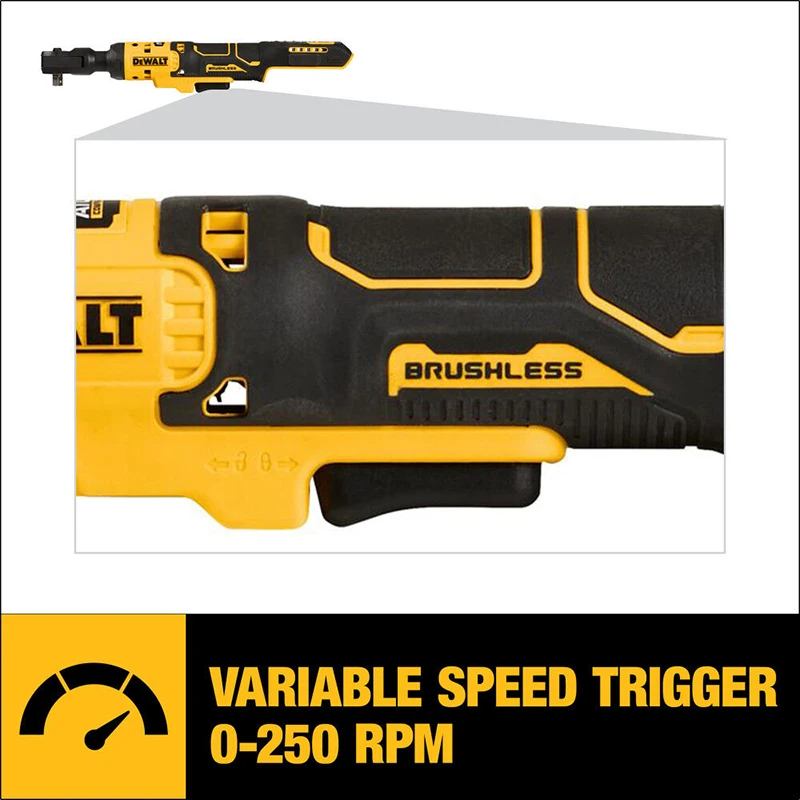 DEWALT DCF512B Atomic Compact 20 в бесщеточный храповый 1/2 дюйма Динамометрический ключ с