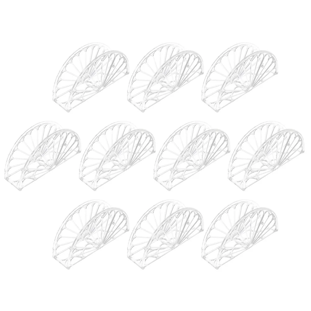 10 шт. диспенсер прозрачный вертикальный держатель для салфеток бумажное