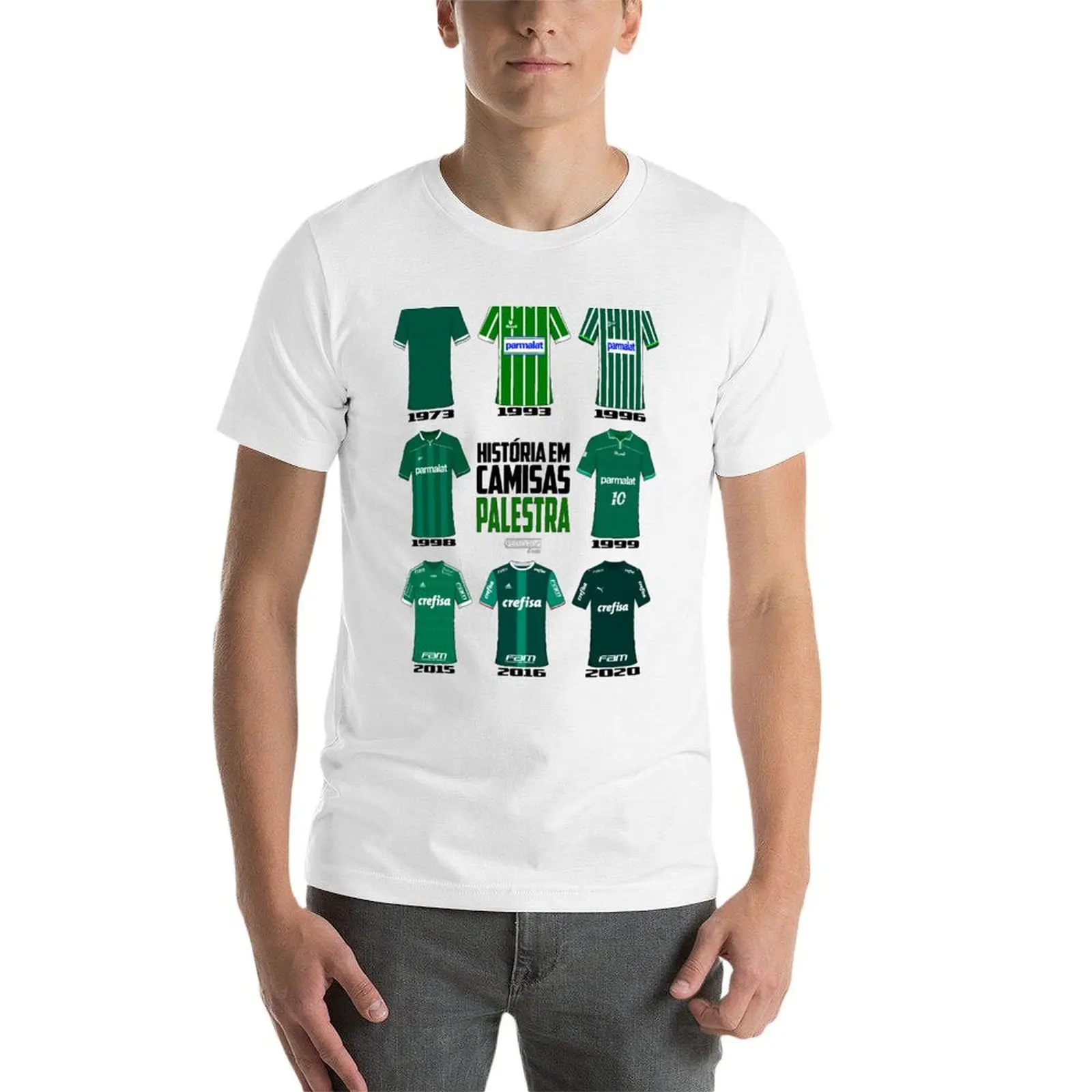 История в рубашках-футболка Palmeiras футболки большого размера футбольная футболка