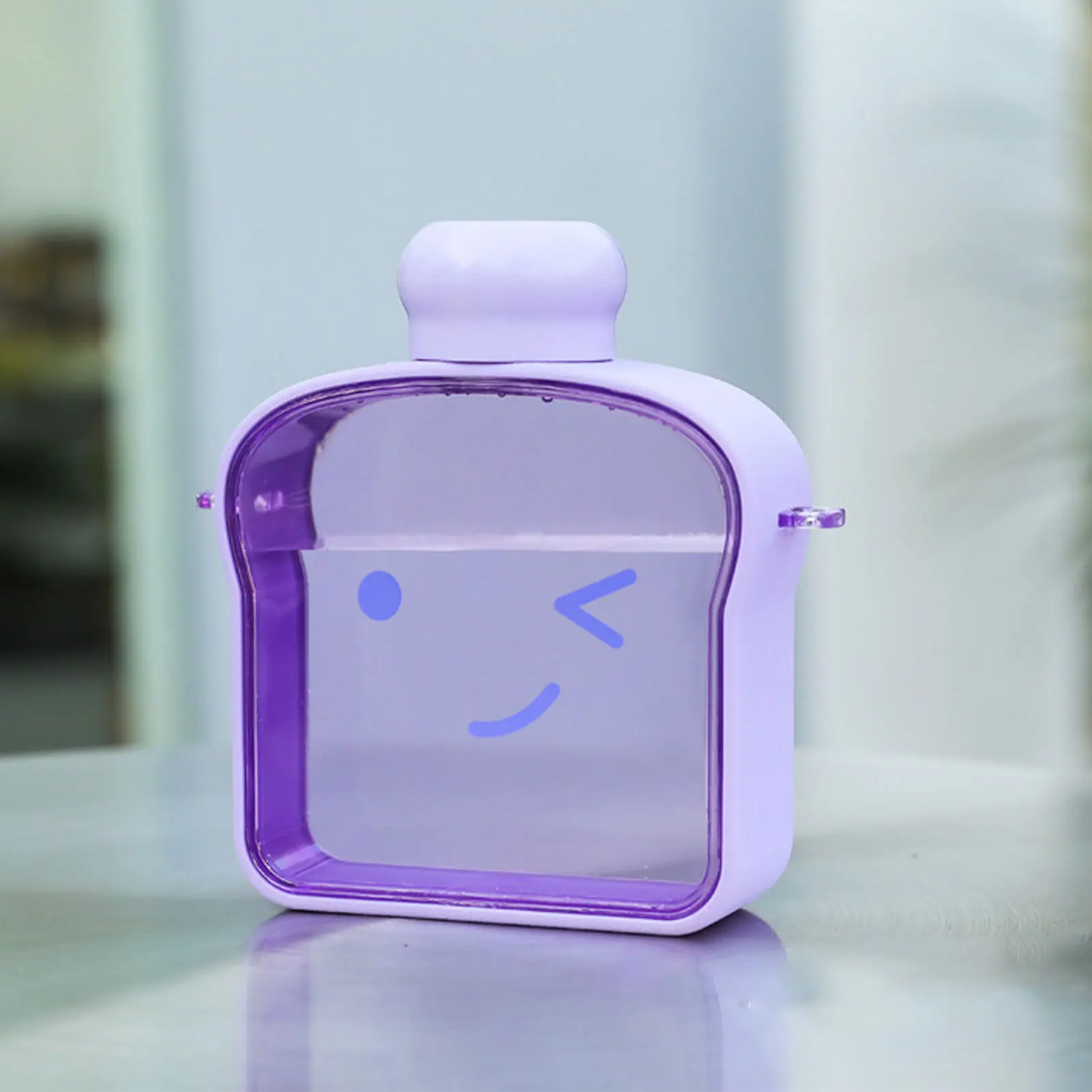 

Милая Компактная прочная бутылка для питья с регулируемым ремешком, герметичная, легко носить с собой