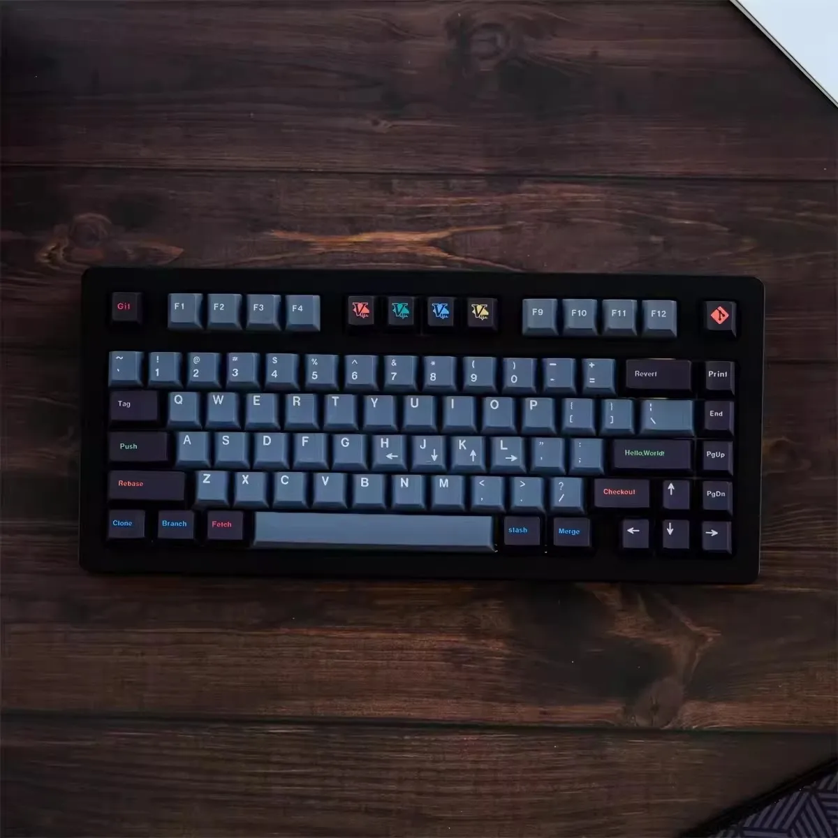 Фото Новое поступление, 1 комплект колпачков для клавиш GMK Oblivion, колпачки для клавиш из АБС-пластика с профилем Cherry XDA для 61 64 68 84 87 96 980 GMK POB №1