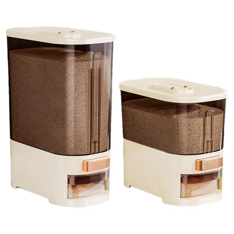 Диспенсер для риса герметичный диспенсер сухих круп зерна влагостойкий кухонный