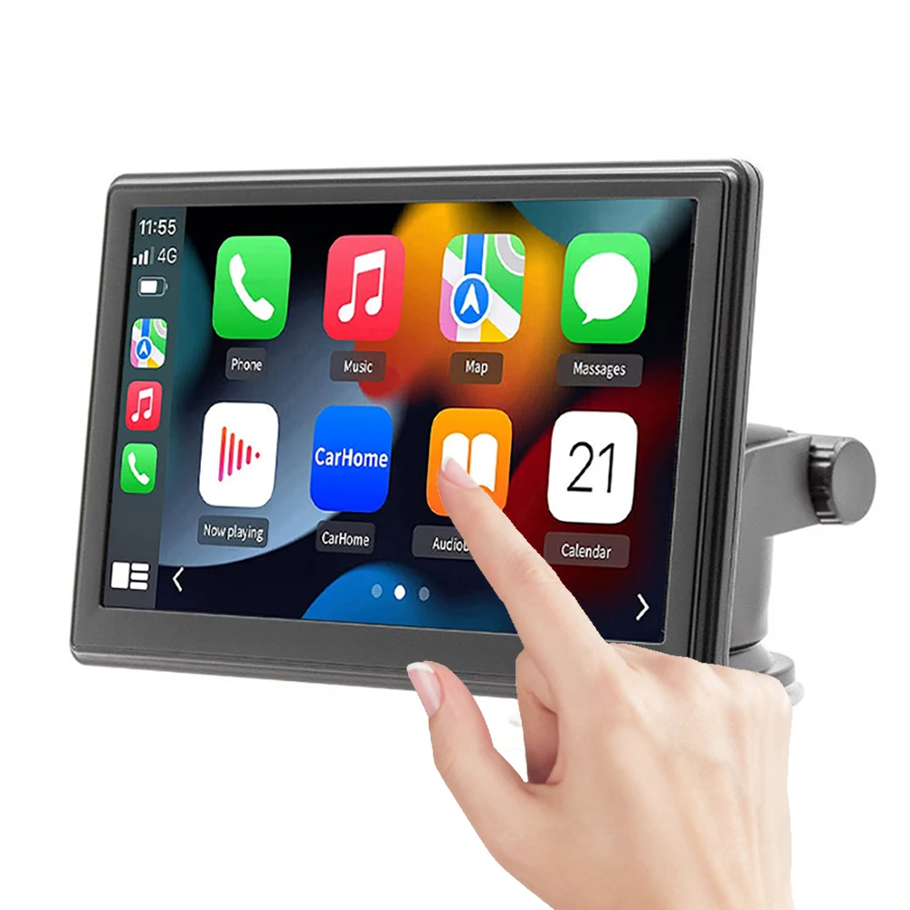 7-дюймовый мультимедийный плеер Carplay с сенсорным экраном ...