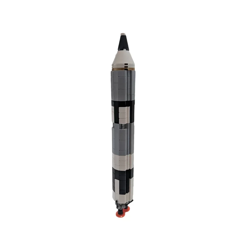 Конструктор MOC Space Series (мерные весы Saturn V) титановые строительные блоки Gemini Rocket
